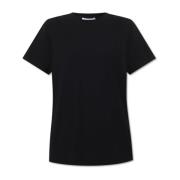 ‘Asadia’ T-shirt met logo IRO , Black , Dames
