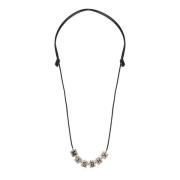 Ketting met logo Misbhv , Gray , Dames