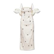 ‘Chouchou’ jurk met afneembare mouwen Jacquemus , Beige , Dames