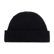 Wool beanie Yves Salomon , Black , Dames