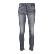 Grijze High-Waisted Skinny Jeans Dondup , Gray , Dames