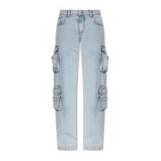 Jeans met meerdere zakken Misbhv , Blue , Dames