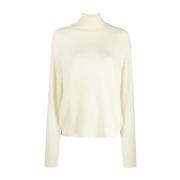 Vanilla Cashmere Turtle Neck Coltrui Forte Forte , Beige , Dames