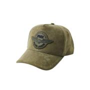 Suede Trucker Cap met Artwork PME Legend , Green , Heren