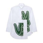 Witte Overhemd met Asymmetrisch Ontwerp Comme des Garçons , White , He...