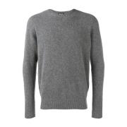 Logo Sweaters in Grijs Drumohr , Gray , Heren