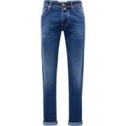 Best verkochte Bard Customized Denim Jeans Jacob Cohën , Blue , Heren
