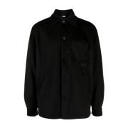 Zwarte Overshirt Gcds , Black , Heren