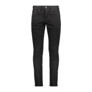 Slim Fit Zwarte Jeans met Rinsewassing PME Legend , Black , Heren