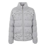 Cloud Multico Bandana Puffer Jas Alanui , Gray , Dames