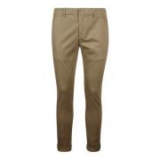 Slimme Chino Broek in Gaubert Stijl Dondup , Beige , Heren