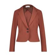 Technische Jersey Blazer | Brick Jane Lushka , Red , Dames