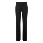 Comfortabele Wide Leg Chinos Seductive , Black , Dames