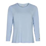 Nina T-shirt 3/4 mouw 14920 IN Front , Blue , Dames