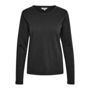 Lange Mouwen Top, Refiapw Stijl Part Two , Black , Dames