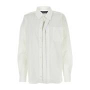 Witte Poplin Overhemd Y/Project , White , Dames