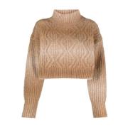 Dolcevita Crop Coltrui Roberto Collina , Brown , Dames