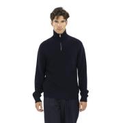 Zip-Up Jersey Officine Generale Officine Générale , Blue , Heren