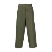 Groene PIP GD Broek Dries Van Noten , Green , Heren