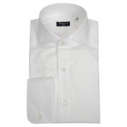Handgemaakt Napoli Overhemd Finamore , White , Heren
