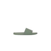 Artisjokgroene Slides met Monogram Anine Bing , Green , Dames