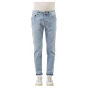 Slim-fit Reggae Fit Denim Jeans PT Torino , Blue , Heren