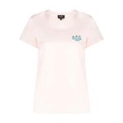 T-Shirts A.p.c. , Pink , Dames