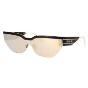 Grafische sportieve zonnebril met spiegelende bruine lenzen Dior , Bro...