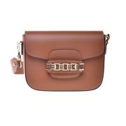 Brown calfLeather shoulder bag Baldinini , Brown , Dames