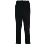 Cropped Trousers Federica Tosi , Black , Dames
