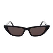 Gedurfde Zwarte Cat-Eye Zonnebril Ambush , Black , Dames