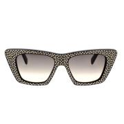 Stijlvolle en moeiteloze Cat-Eye zonnebril Celine , Black , Unisex