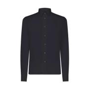 Zwarte Slim Fit Oxford Overhemd RRD , Black , Heren