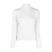 Witte Sweatshirts voor Dames Aw23 Barba , White , Dames