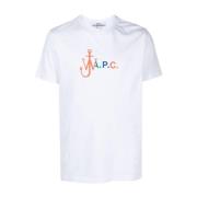 JW Anderson Logo-Print T-Shirt A.p.c. , White , Heren