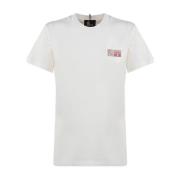 Katoenen Jersey T-shirts en Polos Moncler , White , Dames