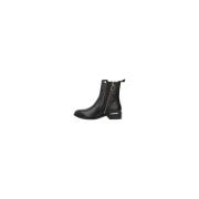 Elegante Enkellaarzen van Glad Leer Copenhagen Shoes , Black , Dames