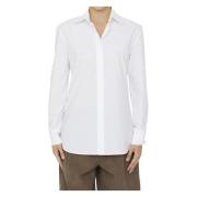 Witte Katoenen Derica Shirt The Row , White , Dames