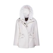 Veelzijdige Zermatt-Lap Safari Jas Moorer , White , Dames