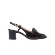 Bianca Zwarte Slingback Pump Scarosso , Black , Dames