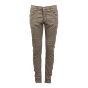 Slim Fit Jeans met Biker Stiksels Antony Morato , Green , Heren