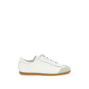 Lichtgewicht Vetersneakers van Glad Kalfsleer Maison Margiela , White ...