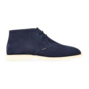 Blauwe Suède Schoenen Hogan , Blue , Heren