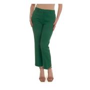 Stijlvolle Jersey Capri Broek Max Mara Weekend , Green , Dames