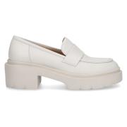 Suede Loafers Pomme D'or , White , Dames