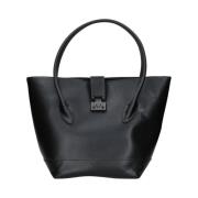 Elegante Zwarte Shopper Handtas Cult , Black , Dames