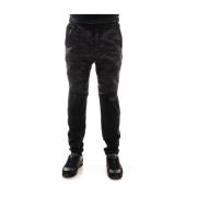 Slim-fit Trousers Emporio Armani EA7 , Black , Heren