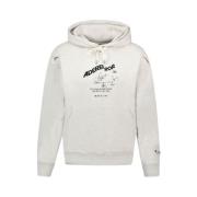 Witte Katoenen Hoodie - Stijlvol Ontwerp Ader Error , White , Heren