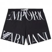 Zwarte Emporio Armani Zwembroek Emporio Armani EA7 , Black , Heren