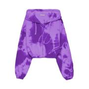 Hinnominate Purple Cotton Sweater Hinnominate , Purple , Dames